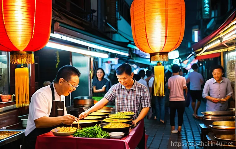 방콕 여행 루트 - A serene scene capturing the traditional daily life along the "khlongs" (canals) of Thonburi, Bangko...